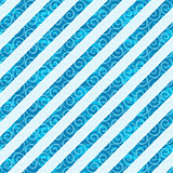 Seamless white-blue diagonal pattern