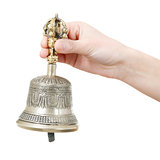 hand with bell