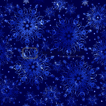 Glowing blue pattern