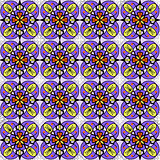 Purple and yellow pattern
