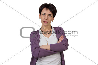 Woman with arms crossed
