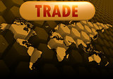 Trade world map