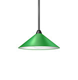 Retro green hanging lamp