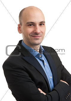 business man smiling