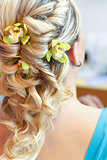 Beautiful wedding hairstyle - rear view