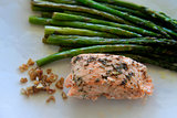 Asparagus and salmon