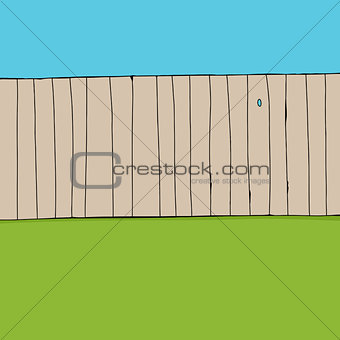 Fence and Grass Background