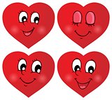 Valentine hearts thematic set 2