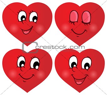 Valentine hearts thematic set 2