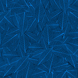 blue transparent leaf pattern