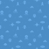 UFO seamless wallpaper