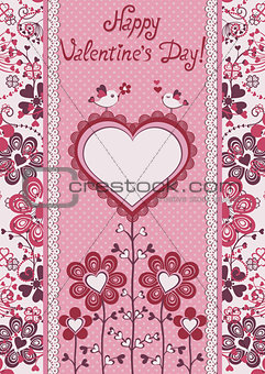 Happy Valentine's Day! Greetings card