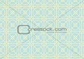 Circle and Square Pattern on Pastel Color