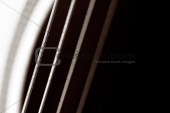 Guitar abstract close up