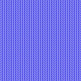 Design seamless cornflower blue knitted pattern. Thread textured