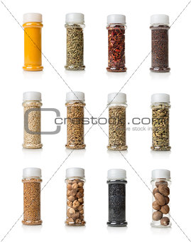Collage of spices