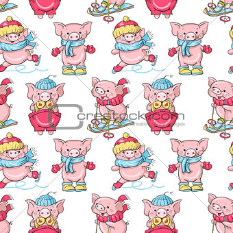 Cartoon pigs  