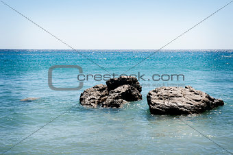 Desert island by Crete
