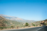 Road through the hills of Crete