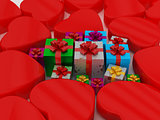 Heart and Gift Box