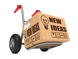 New Ideas - Cardboard Box on Hand Truck.