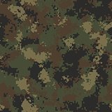 Summer Camouflage. Seamless Tileable Texture.