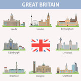 UK. Symbols of cities