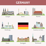 Germany. Symbols of cities
