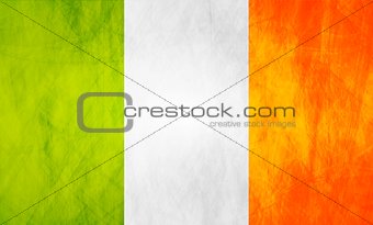 Irish grunge flag