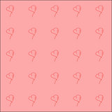 lovely pattern heart sketch