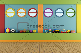 Colorful playroom