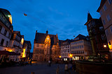 City Hall in Marburg at night