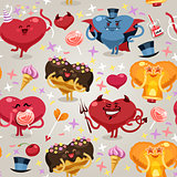 Valentines hearts pattern