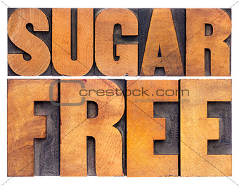 sugar free in wood type