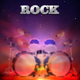 Abstract rock music background