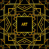 Abstract geometric art patterned background (1920's style).