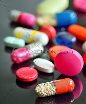 Colorful pills 