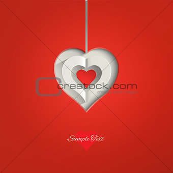 Valentines day abstract vector background