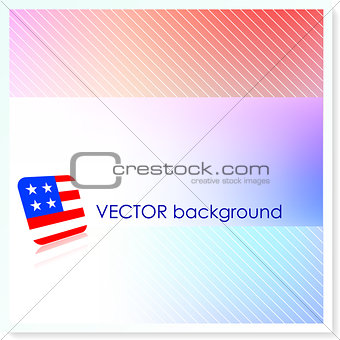Patriotic American Vector Background