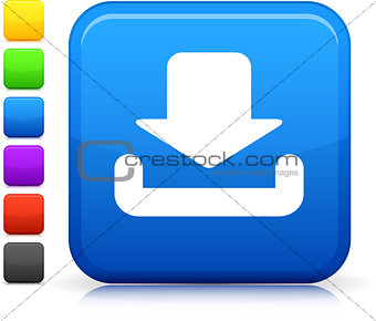 download icon on square internet button