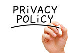 Privacy Policy Black Marker