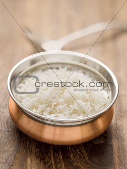 indian steamed basmati rice