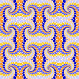 Design seamless colorful abstract pattern. Twirl elements twisti