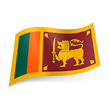 State flag of Sri Lanka