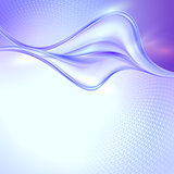 Abstract Blue waving Background 