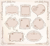 Doodle frames collection