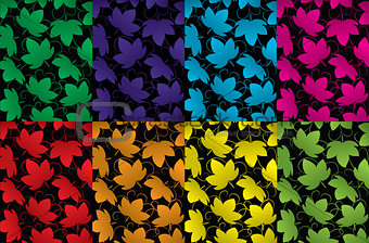 leaves of grapes patterns, backgrounds
