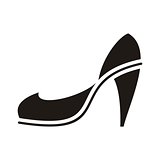 Black high heel