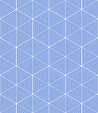 Stars and hexagons pattern. Seamless geometric texture. 