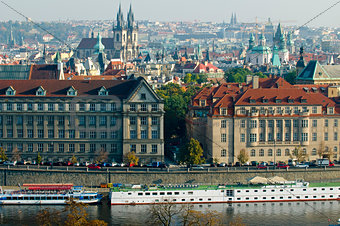 general view of Prague